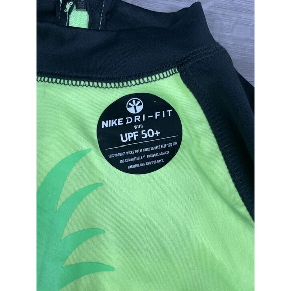 Nike Dri Fit Rashguard Suit Size 12M Hurley NWT SPF 50+ Green Sun Protection - Picture 4 of 13